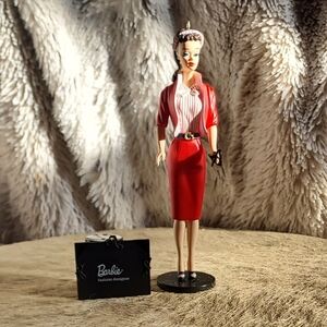 Hallmark Red and White Fashion Designer Ornament